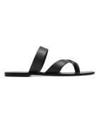 Sandales en cuir Carter noires
