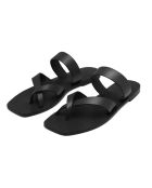 Sandales en cuir Carter noires