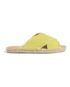 Sandales en coton Palmera jaunes