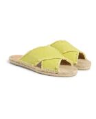 Sandales en coton Palmera jaunes