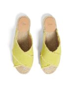 Sandales en coton Palmera jaunes