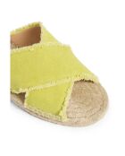 Sandales en coton Palmera jaunes