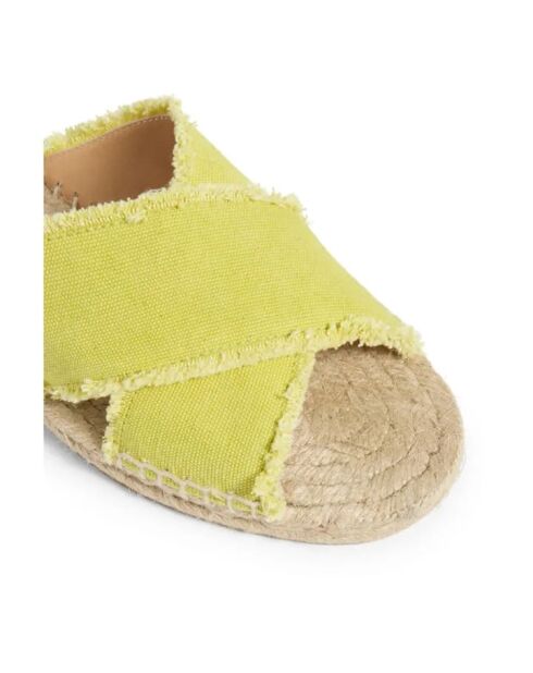 Sandales en coton Palmera jaunes