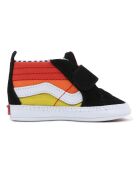 Chaussons  en cuir scratchs Sk8-Hi Gradient noirs