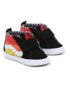 Chaussons  en cuir scratchs Sk8-Hi Gradient noirs