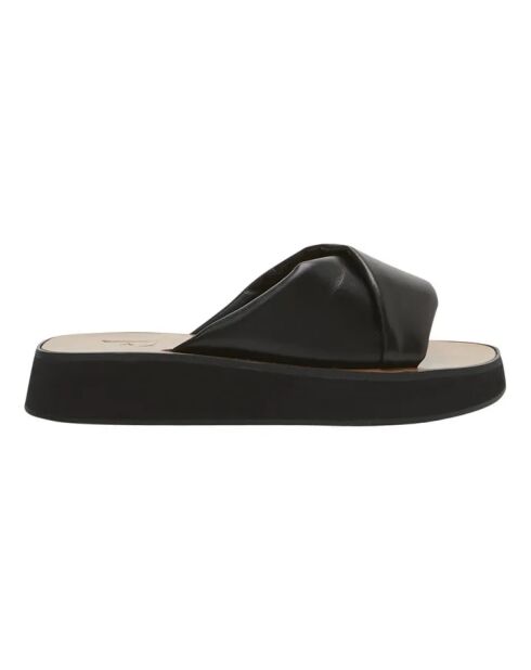 Sandales en cuir Bea noires