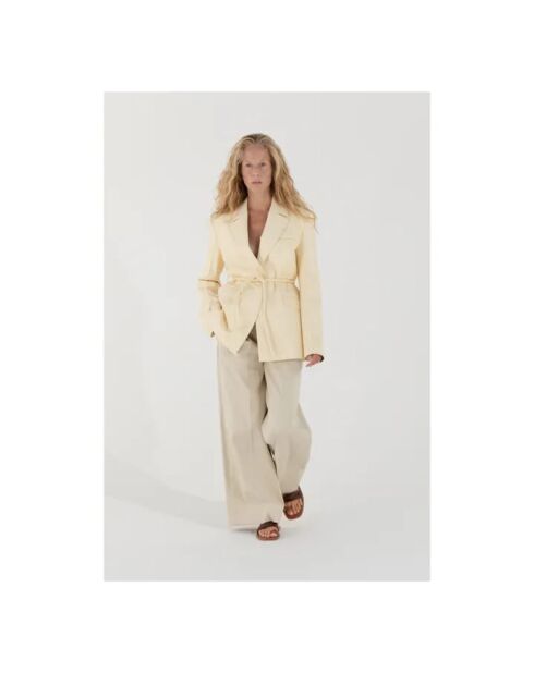 Sandales en cuir Leah camel