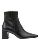 Bottines en cuir Riley noires