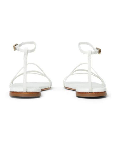 Sandales en cuir Balm blanches