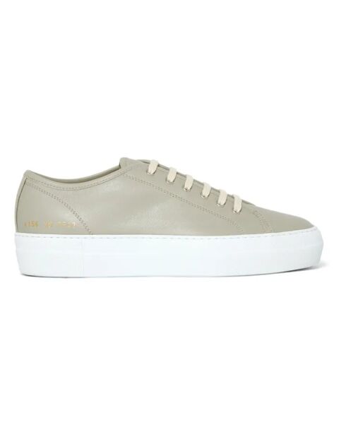 Baskets Tournament en cuir Low Classic grises