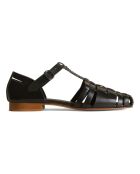 Sandales en cuir Vedra noires