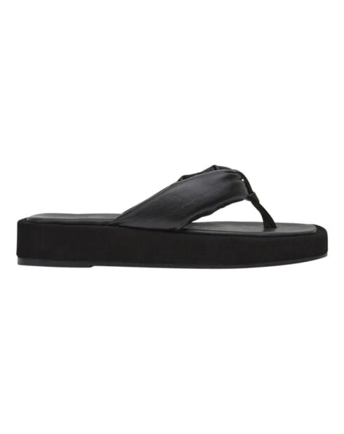 Sandales en cuir Blair noires
