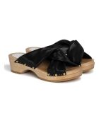 Sabots en cuir Yuri noirs
