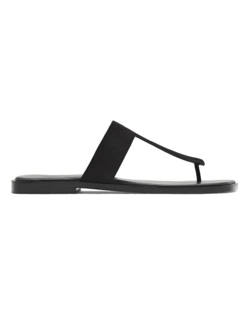 Sandales en cuir Rhodes noires