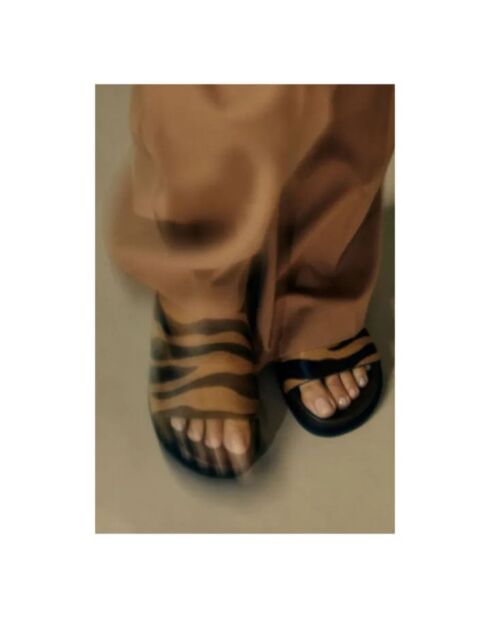 Sandales en cuir Luca beiges