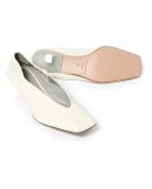 Ballerines en cuir Agile Cuir blanches