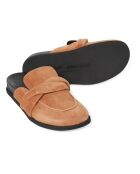 Sandales en cuir Emma Fussbet Suede camel