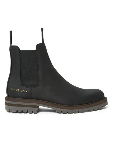 Stivali Chelsea in pelle nera