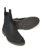 Stivali Chelsea in pelle nera