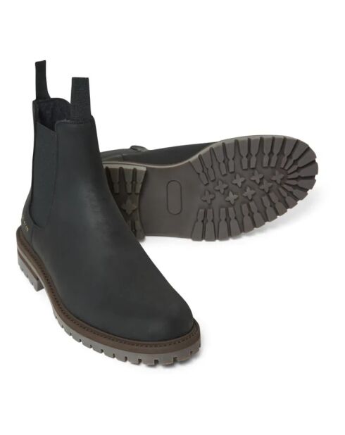 Stivali Chelsea in pelle nera