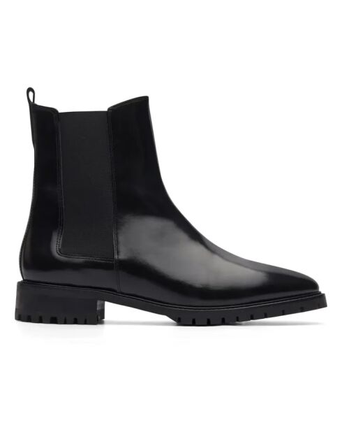 Boots en cuir Cuir N°500 noires