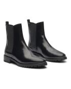 Boots en cuir Cuir N°500 noires