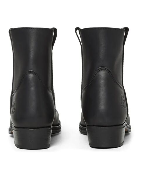 Tiers Gardian schwarze dicke Lederstiefel