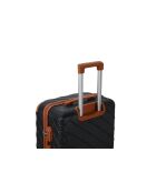 Valise moyen séjour 4 doubles roues Prado noir - 65 cm