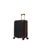 Valise moyen séjour 4 doubles roues Prado noir - 65 cm