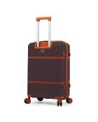 Set van 2 koffers cabine en middenverblijf Premium 4 dubbele wielen Malesherbs plum - 55/65 cm