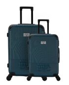 Set mit 3 Koffern 4 Doppelrollen Orika Indigo - 55/65/75 cm