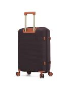 Courcelles Plum Premium Reisekoffer für mittelgroße Aufenthalte, 4 Doppelrollen, 65 cm