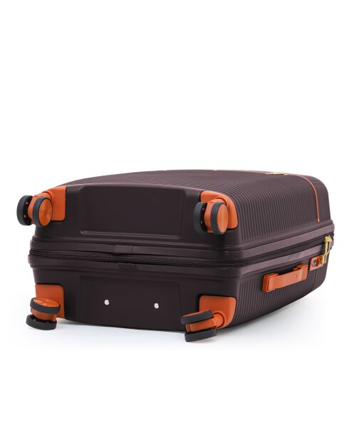 Courcelles Plum Premium Medium Stay koffer met 4 dubbele wielen - 65 cm