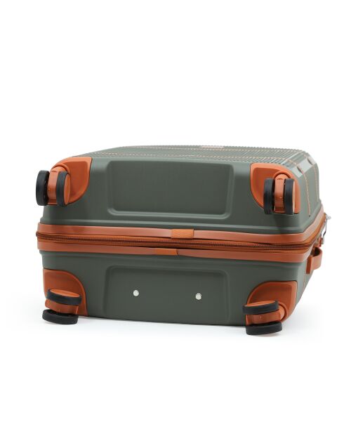 Valise format long séjour Premium 4 doubles roues Malesherbes vert foncé - 75 cm