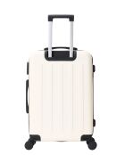 Rivoli Reisekoffer mit 4 Doppelrollen, 55 cm, cremefarben