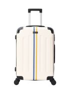 Rivoli Reisekoffer mit 4 Doppelrollen, 55 cm, cremefarben