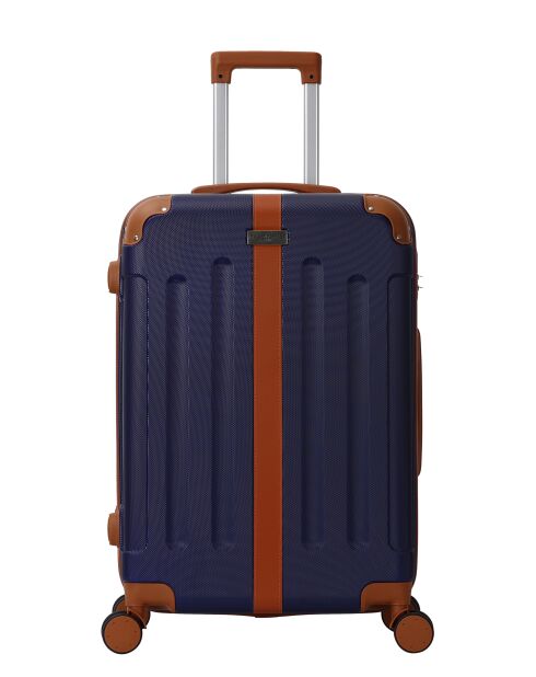 Valise format long séjour 4 doubles roues Tuileries marine - 75 cm