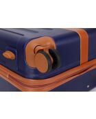 Valise format long séjour 4 doubles roues Tuileries marine - 75 cm