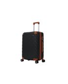 Set mit 3 Koffern 4 Doppelrollen Prado schwarz - 55/65/75 cm