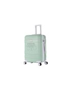 Set van 2 koffers, cabine en medium stay, 4 dubbele wielen, Castellane almond - 55/65 cm