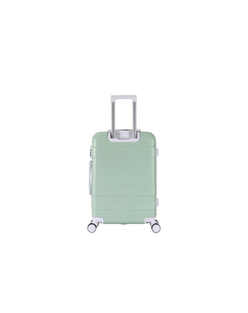Set van 2 koffers, cabine en medium stay, 4 dubbele wielen, Castellane almond - 55/65 cm