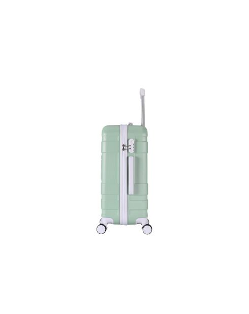 Set van 2 koffers, cabine en medium stay, 4 dubbele wielen, Castellane almond - 55/65 cm