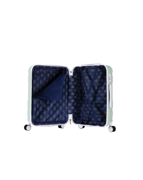Set van 2 koffers, cabine en medium stay, 4 dubbele wielen, Castellane almond - 55/65 cm