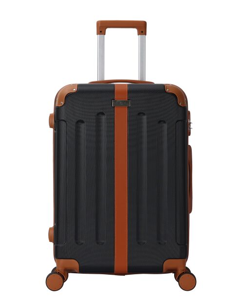 Valise cabine 4 doubles roues Tuileries noir - 55 cm