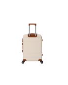 Valise format long séjour 4 doubles roues Capucine crème - 75 cm