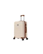Valise format long séjour 4 doubles roues Capucine crème - 75 cm