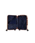 Valise format long séjour 4 doubles roues Capucine crème - 75 cm
