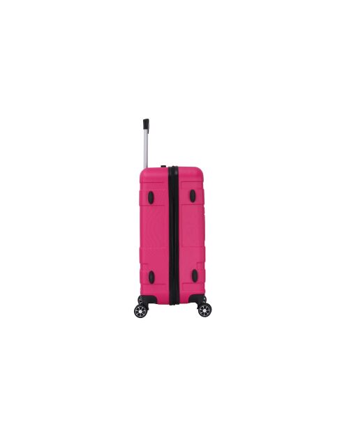Set mit 2 Handgepäckern und 4 Doppelrollen für längere Aufenthalte Lyra pink - 55/75 cm