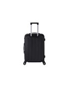 Rivoli mittelgroßer Reisekoffer mit 4 Doppelrollen, 65 cm, schwarz