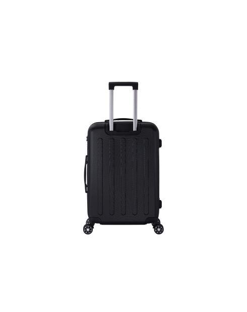 Rivoli mittelgroßer Reisekoffer mit 4 Doppelrollen, 65 cm, schwarz